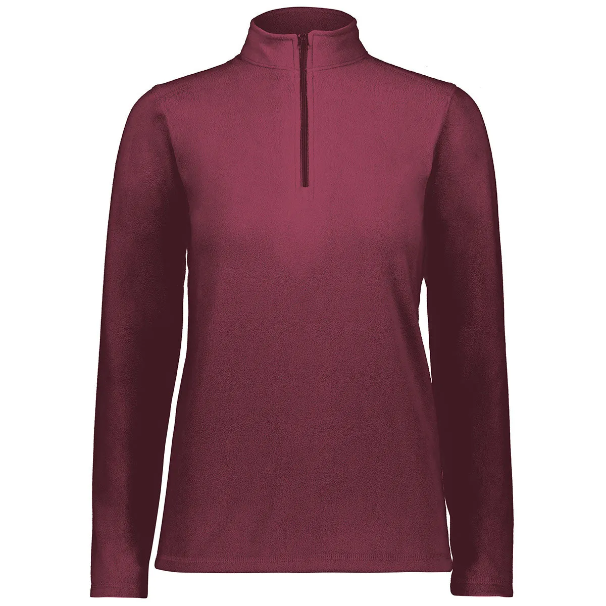 Augusta Sportswear Women's Maroon Micro-Lite Fleece 1/4 Zip Pullover
