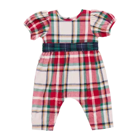 Baby Girls Ruby Jumper - Holiday Tartan