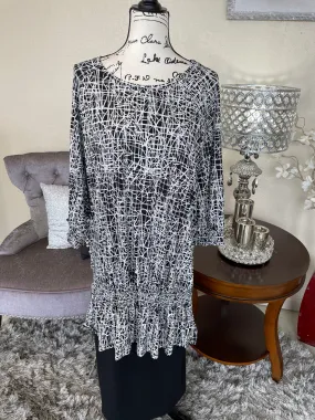 Black and Ivory Tunic