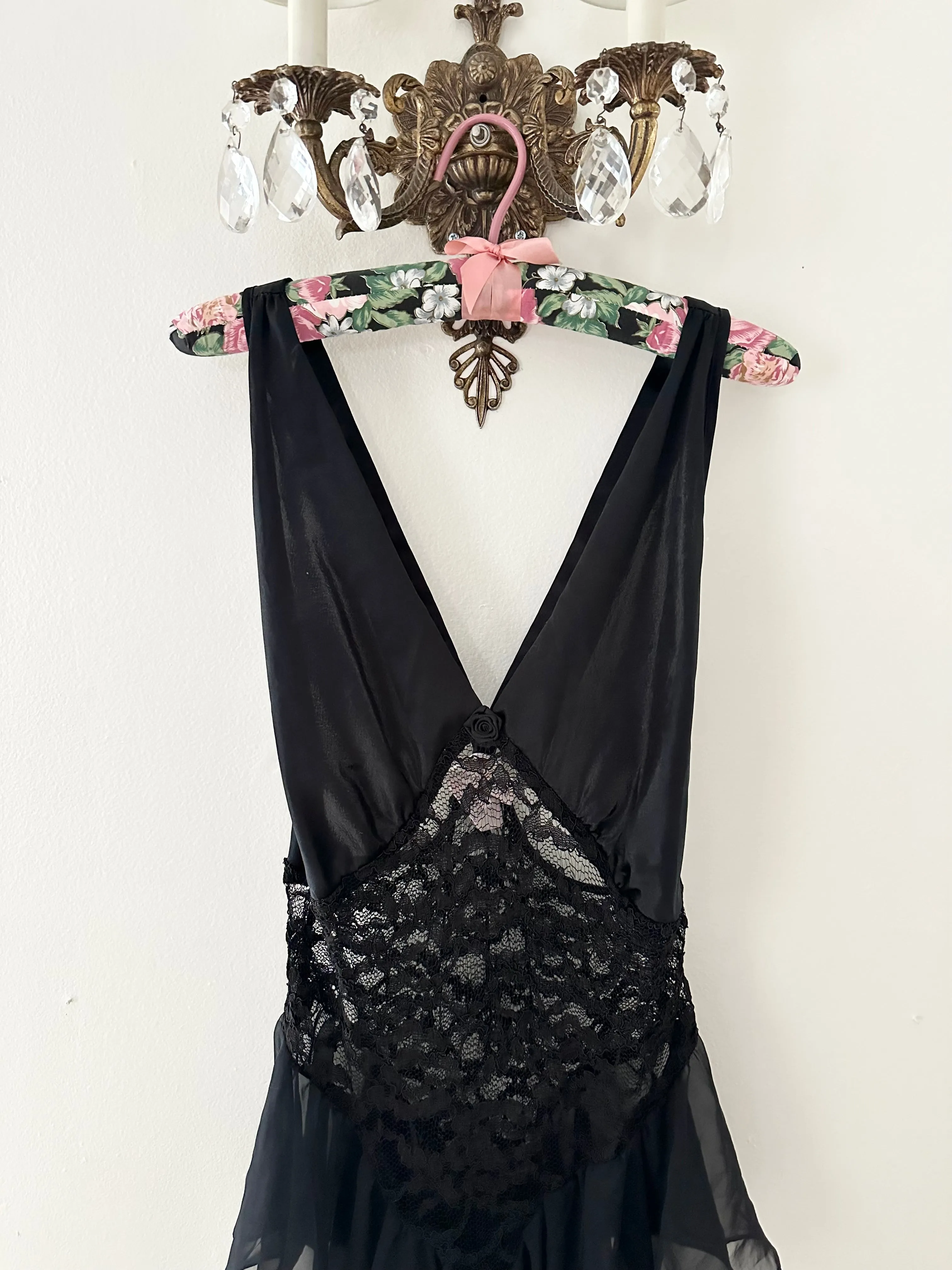 Black Swan Lace Tutu Slip Dress (L)