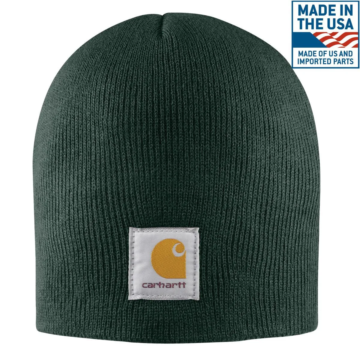 Carhartt Men's Dark Green Acrylic Knit Hat