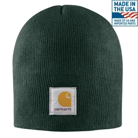 Carhartt Men's Dark Green Acrylic Knit Hat