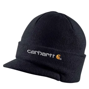 Carhartt Men's Navy Knit Hat with Visor