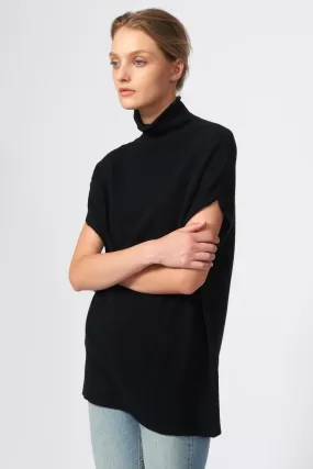 Cashmere Funnelneck - Black