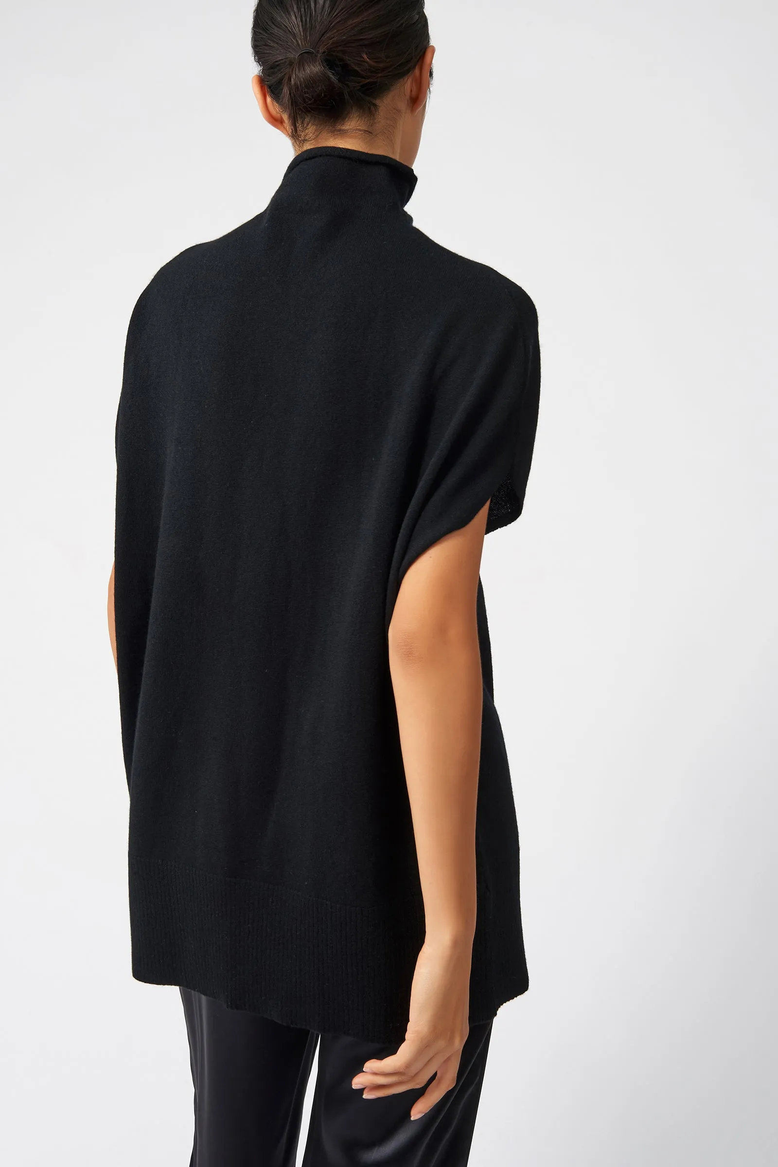 Cashmere Funnelneck - Black