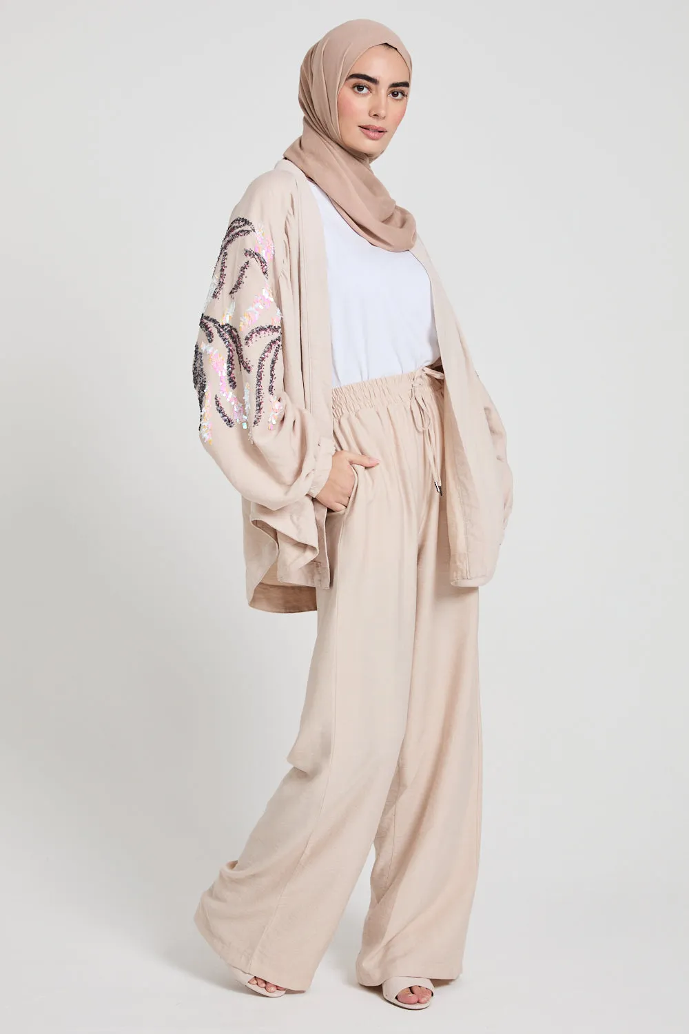 Classic French Oak Sequins Co Ord Set