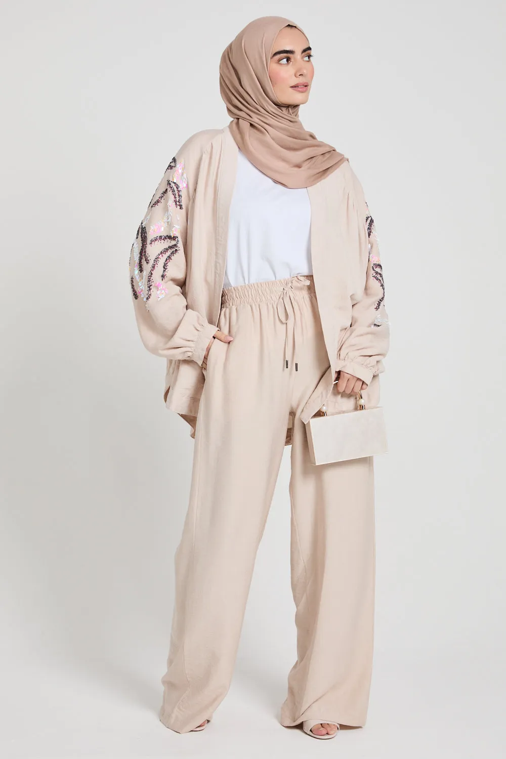 Classic French Oak Sequins Co Ord Set