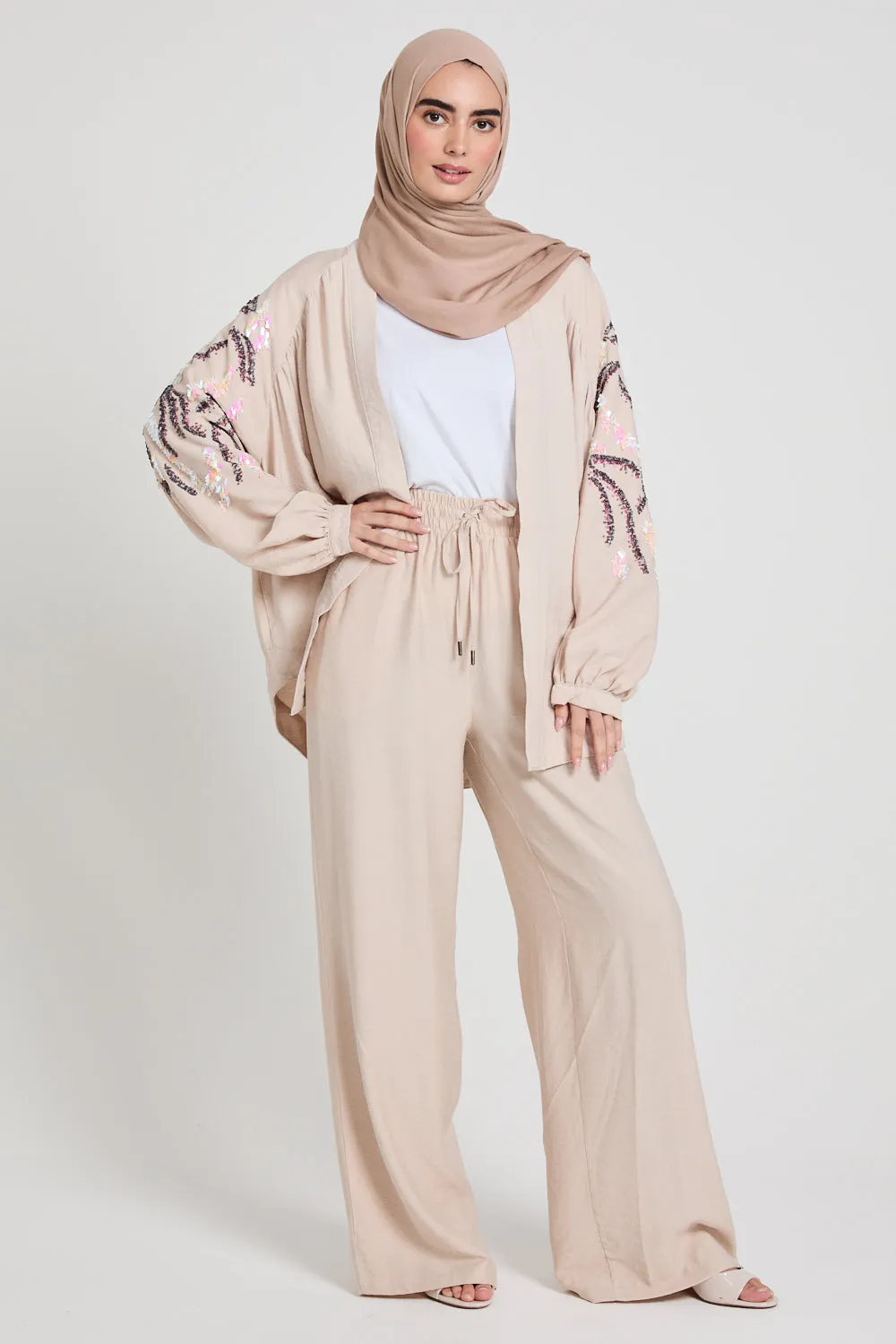 Classic French Oak Sequins Co Ord Set