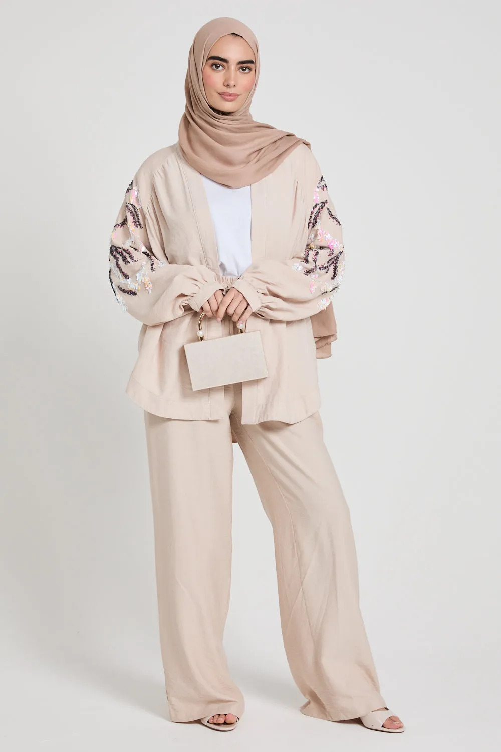 Classic French Oak Sequins Co Ord Set