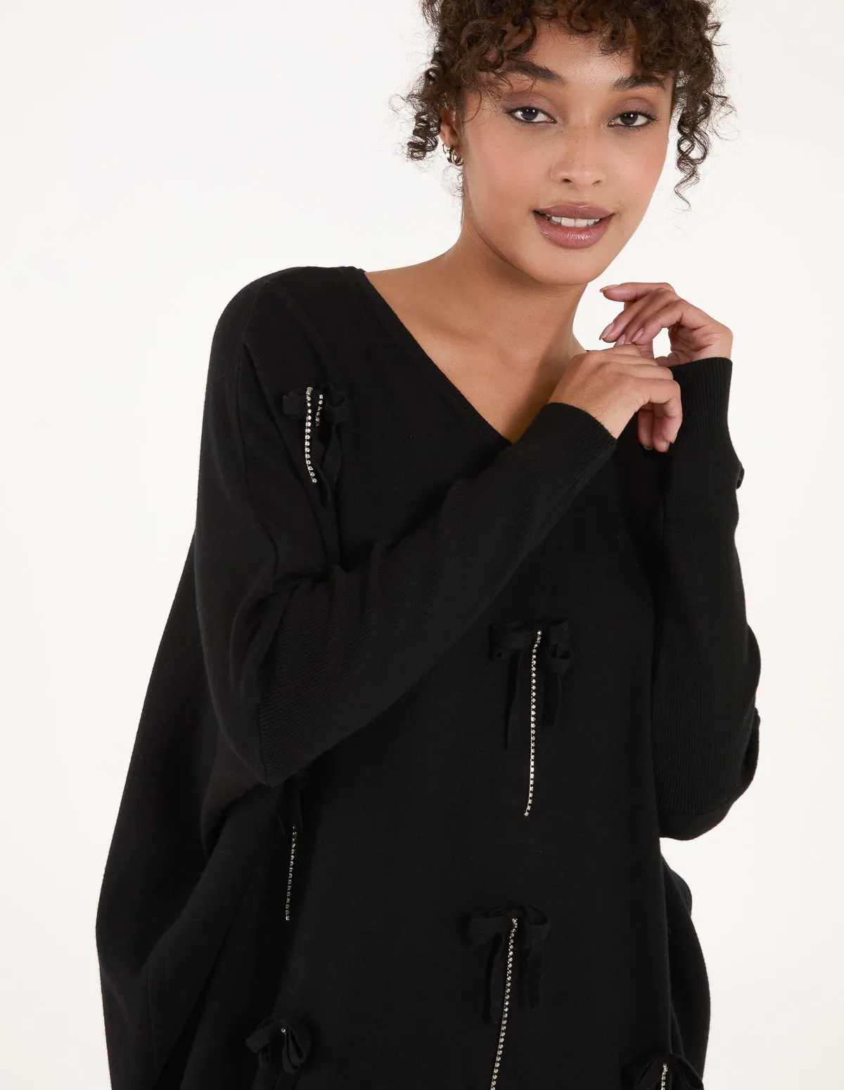 Diamante Bow Applique Jumper