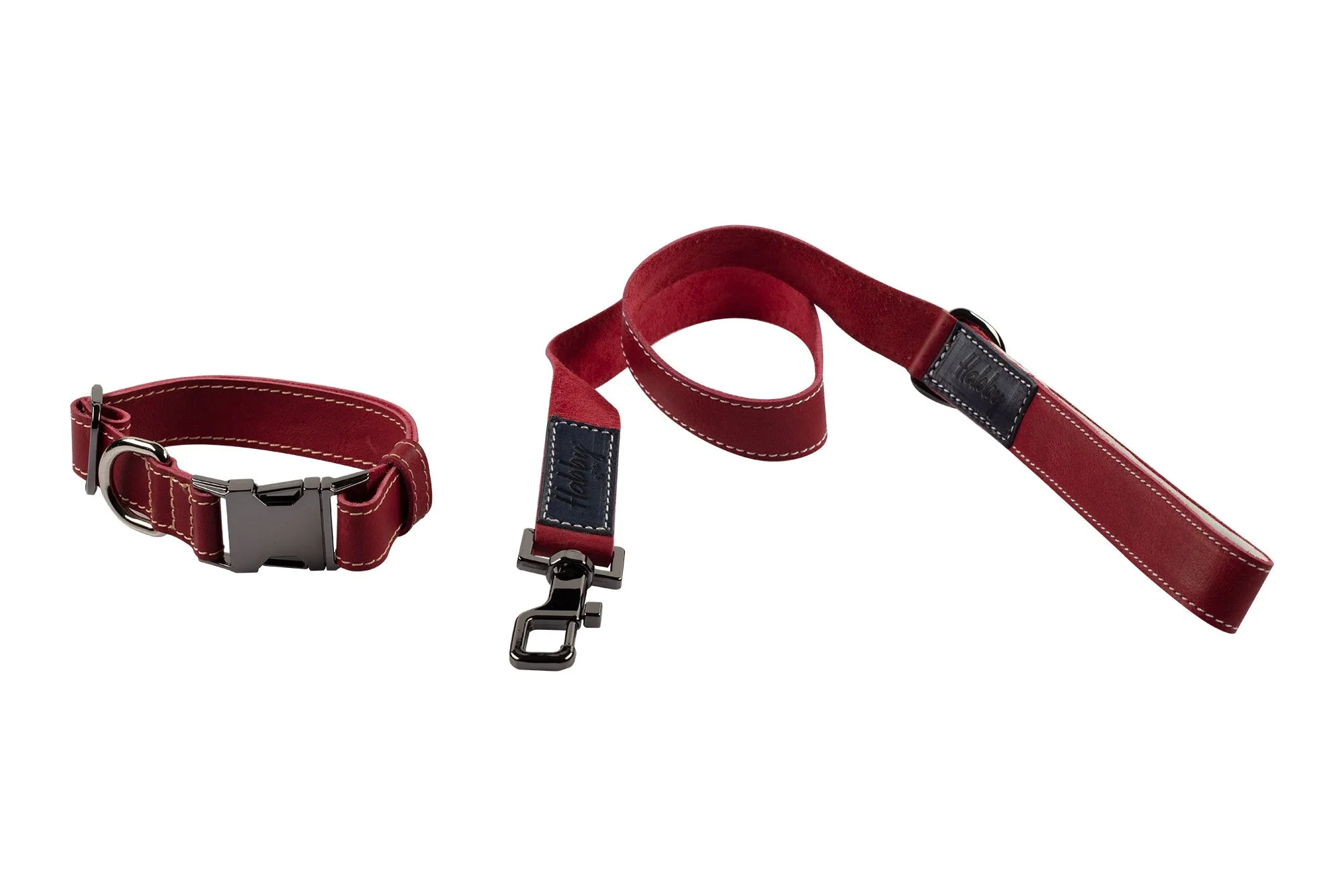 Genuine Leather Adjustable Strong Dog Collar