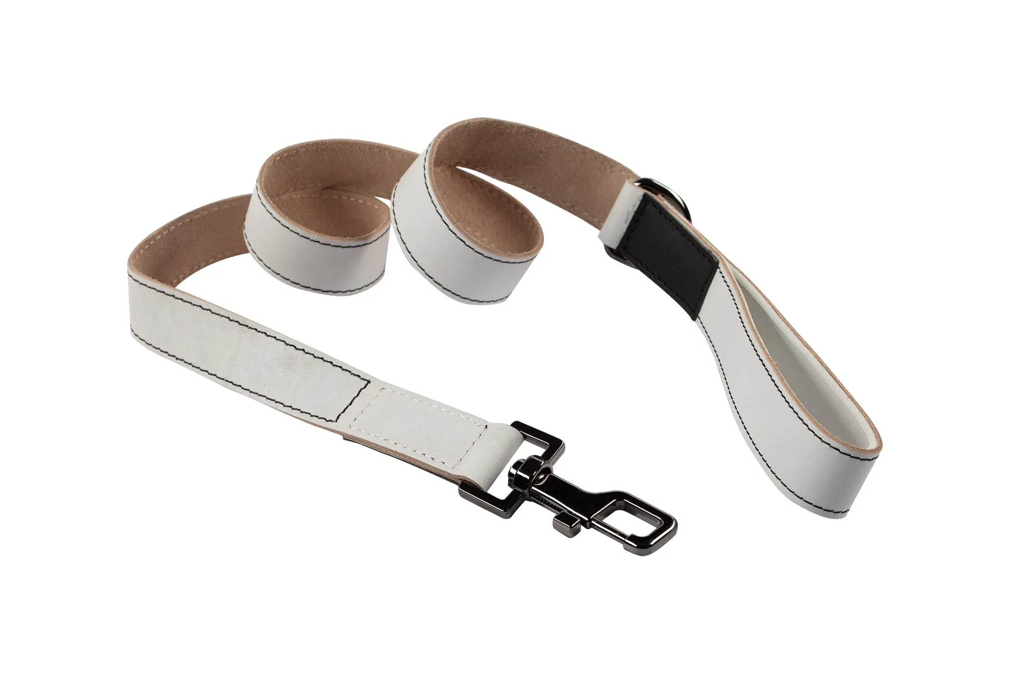 Genuine Leather Adjustable Strong Dog Collar