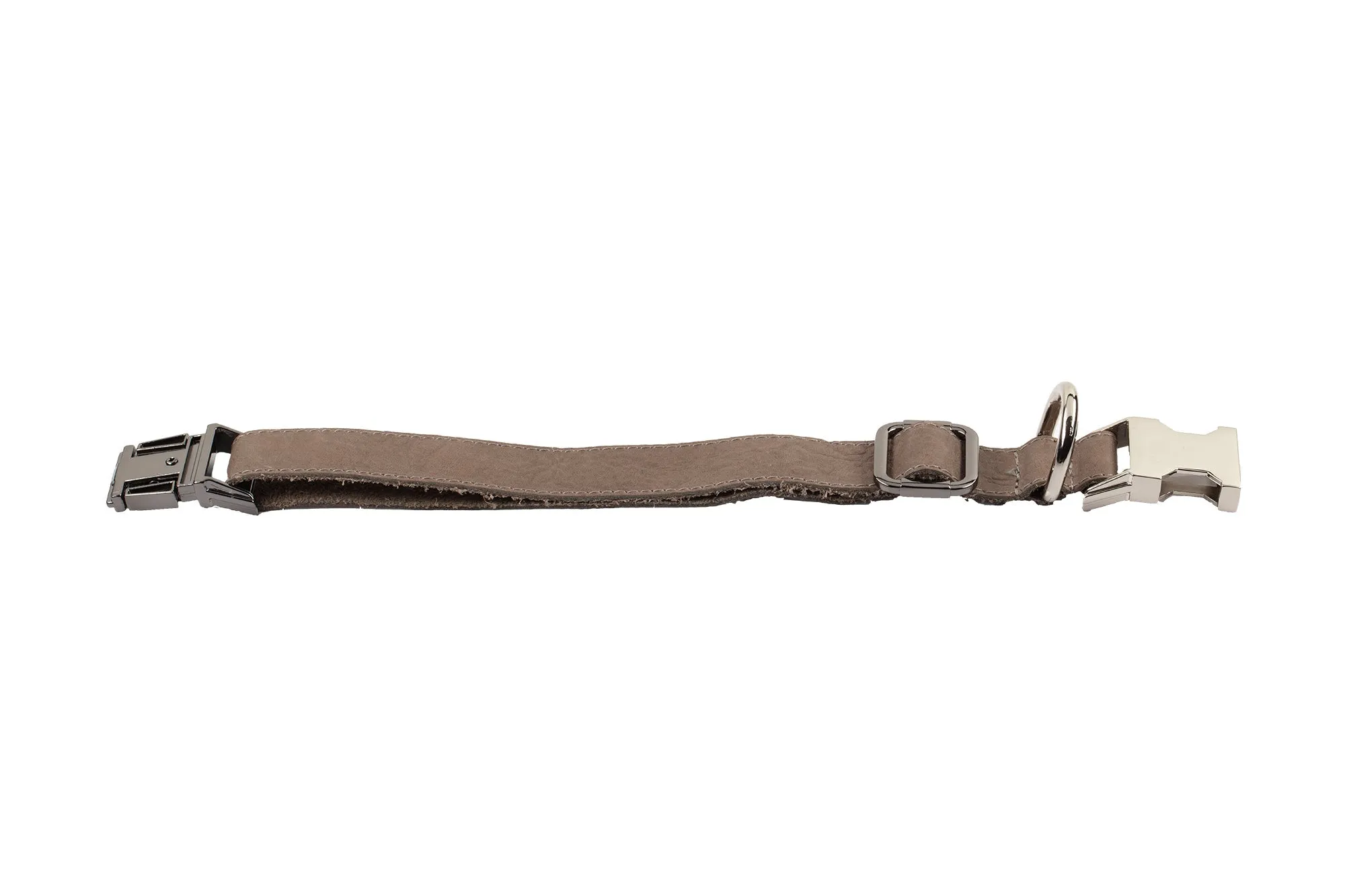 Genuine Leather Adjustable Strong Dog Collar