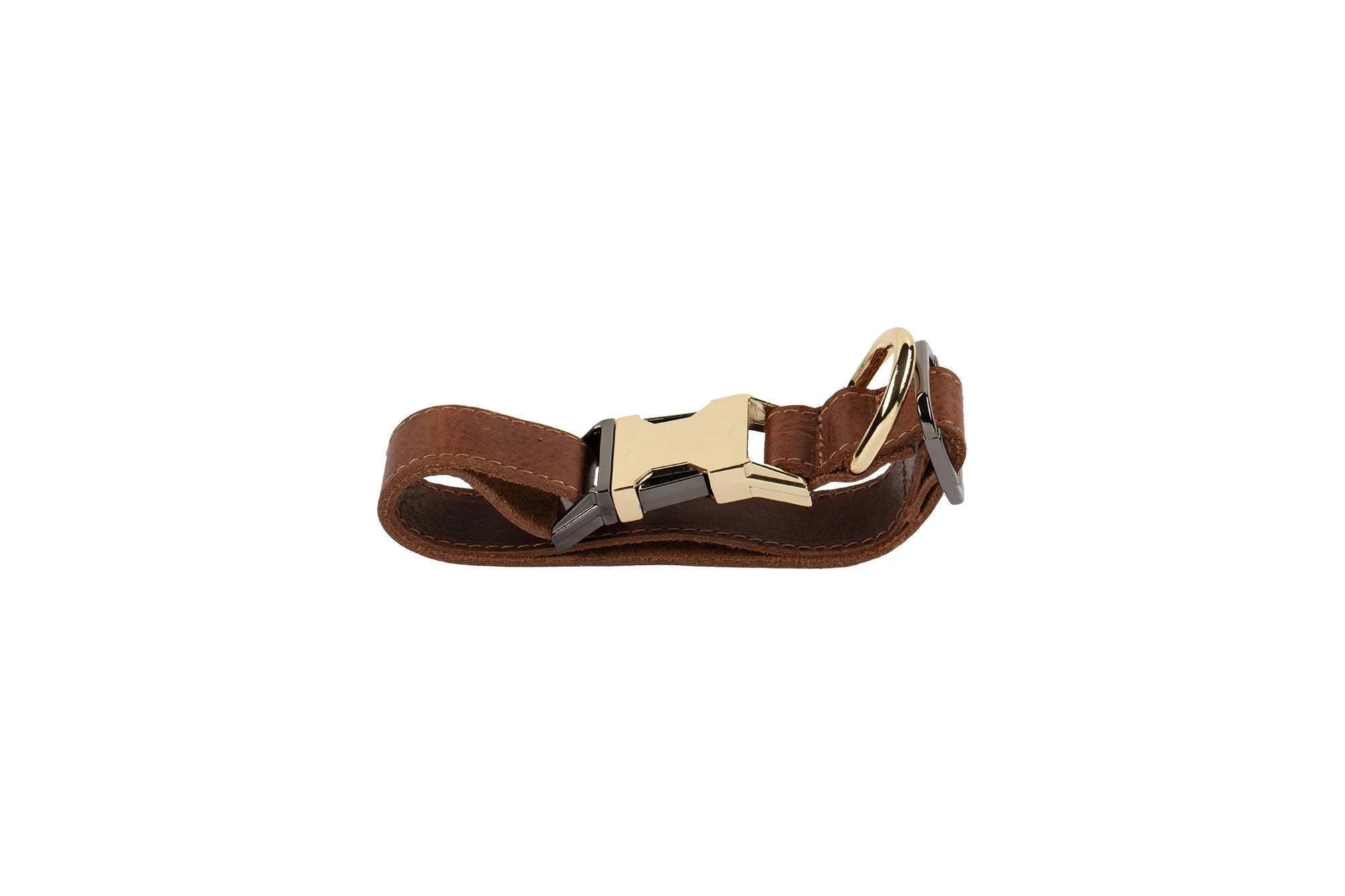 Genuine Leather Adjustable Strong Dog Collar