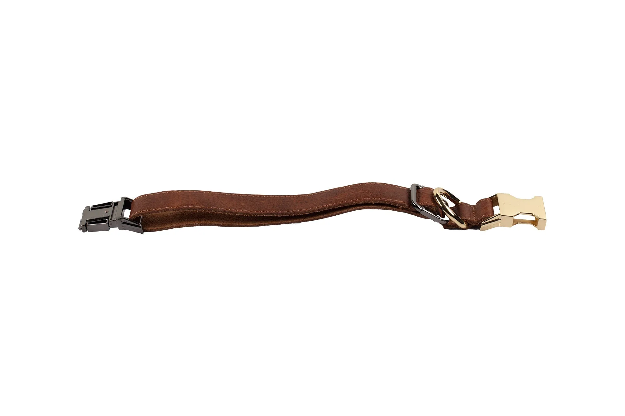 Genuine Leather Adjustable Strong Dog Collar