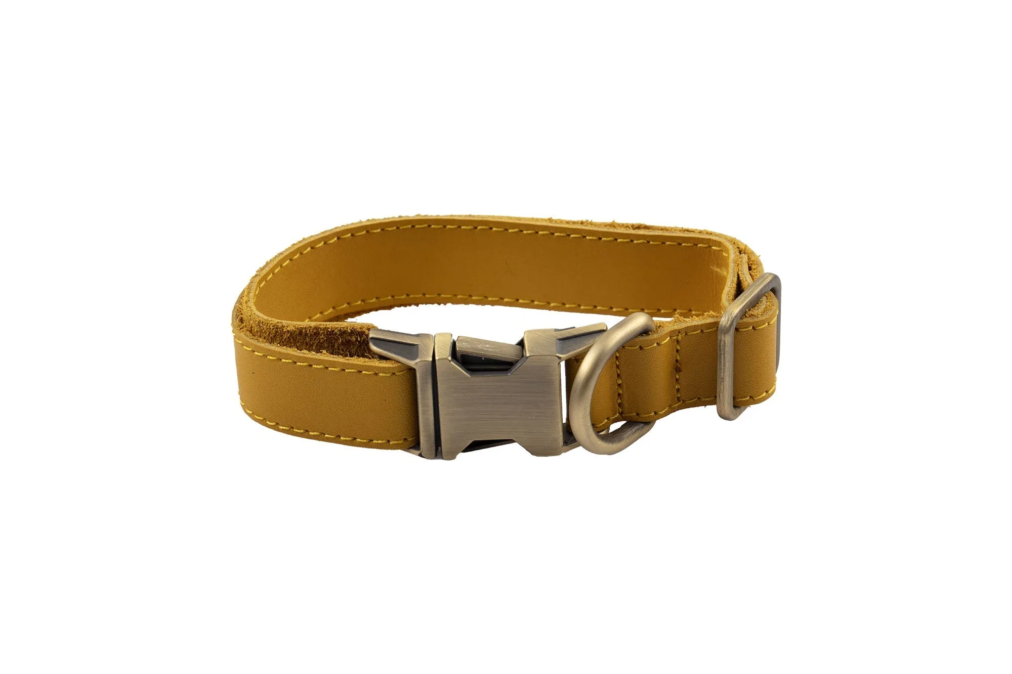 Genuine Leather Adjustable Strong Dog Collar