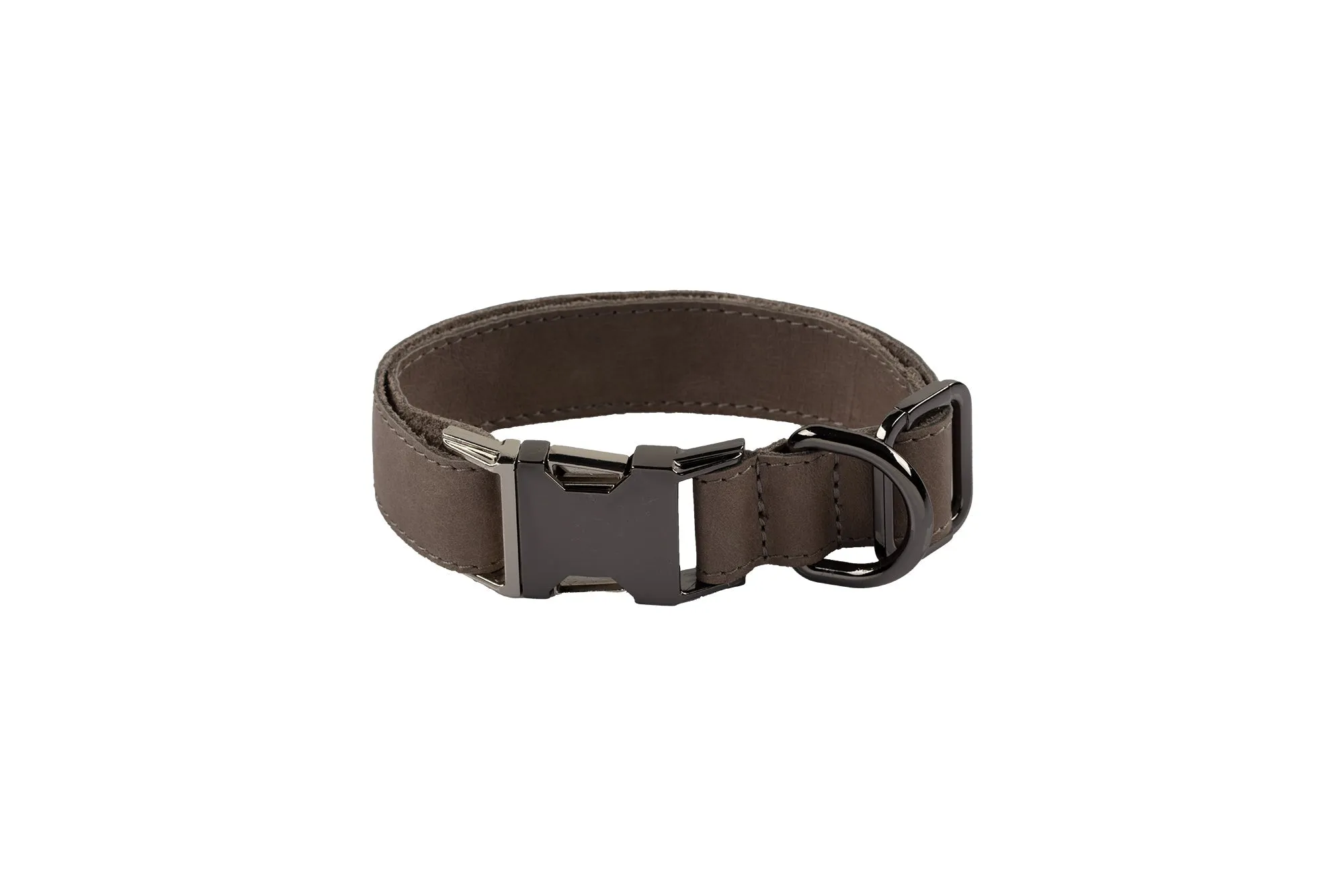 Genuine Leather Adjustable Strong Dog Collar