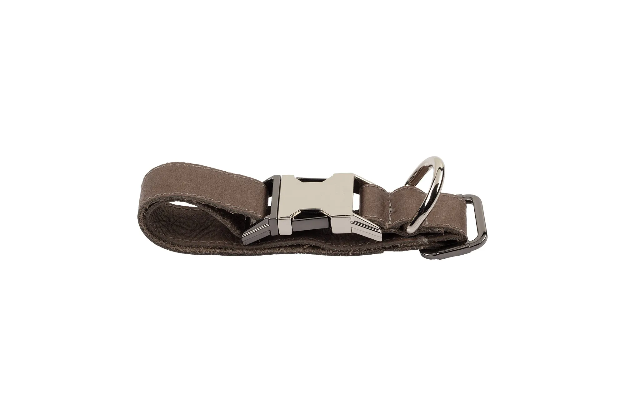Genuine Leather Adjustable Strong Dog Collar