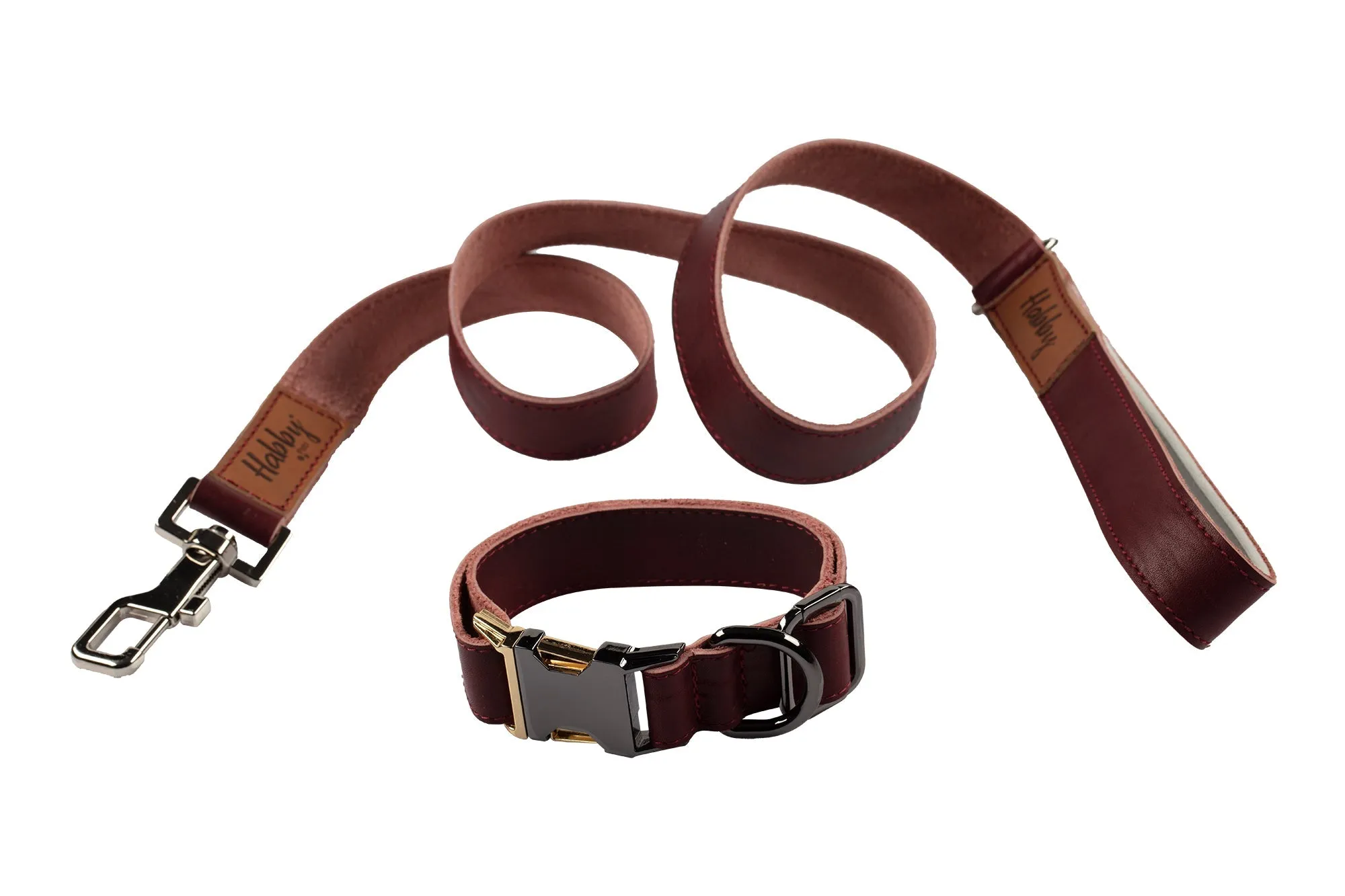 Genuine Leather Adjustable Strong Dog Collar