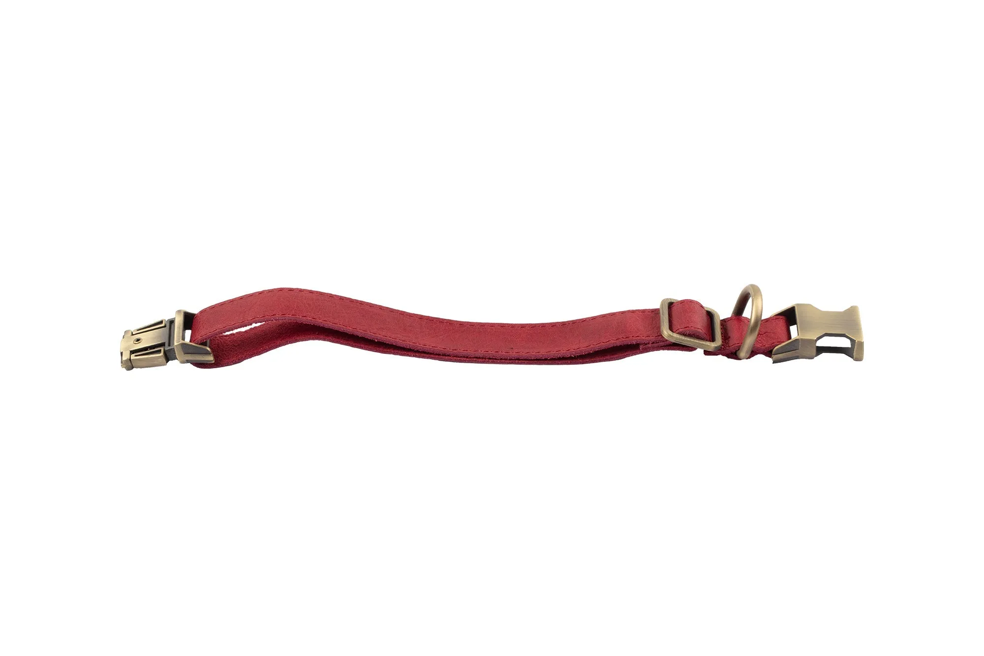 Genuine Leather Adjustable Strong Dog Collar