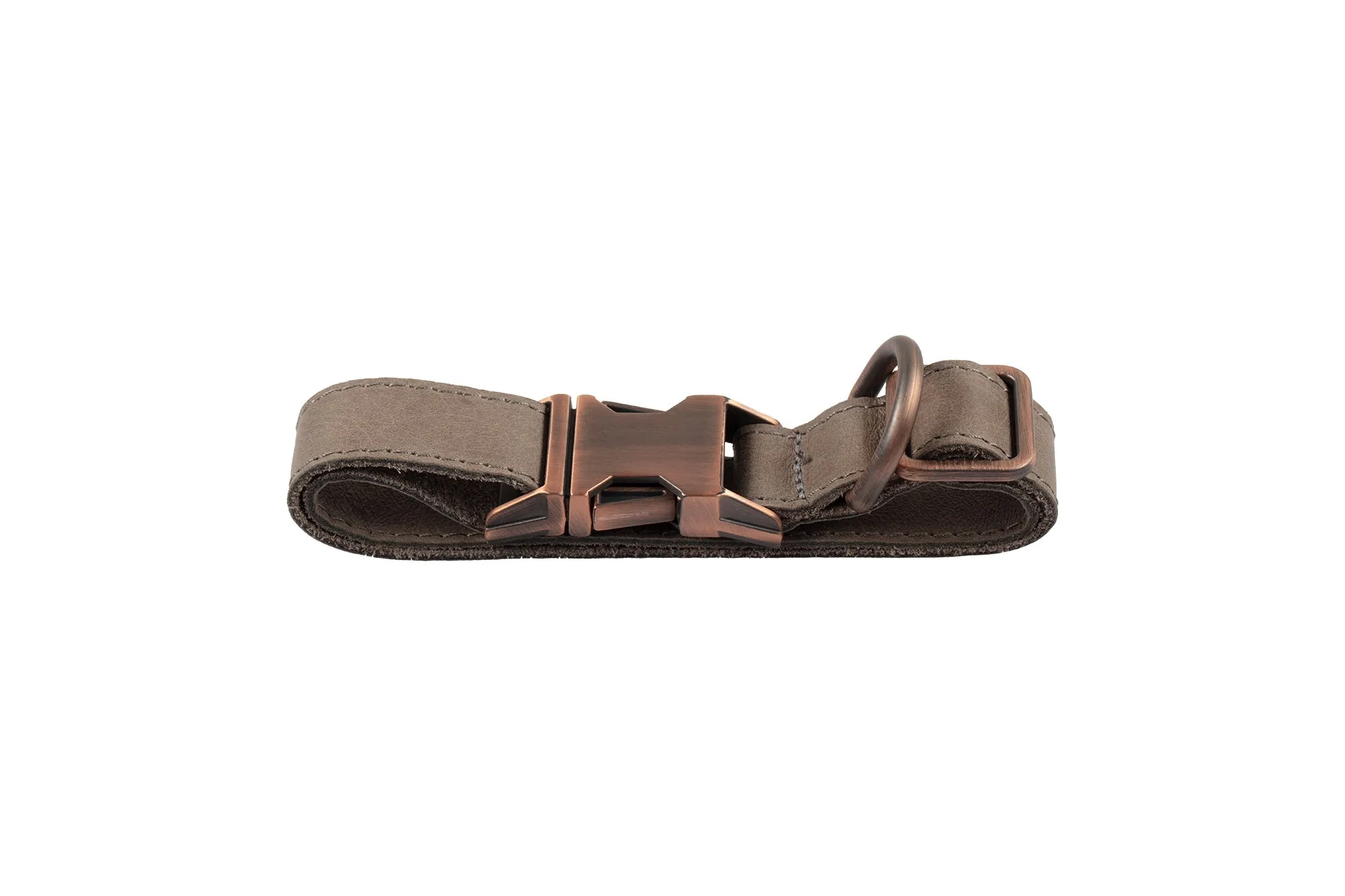 Genuine Leather Adjustable Strong Dog Collar
