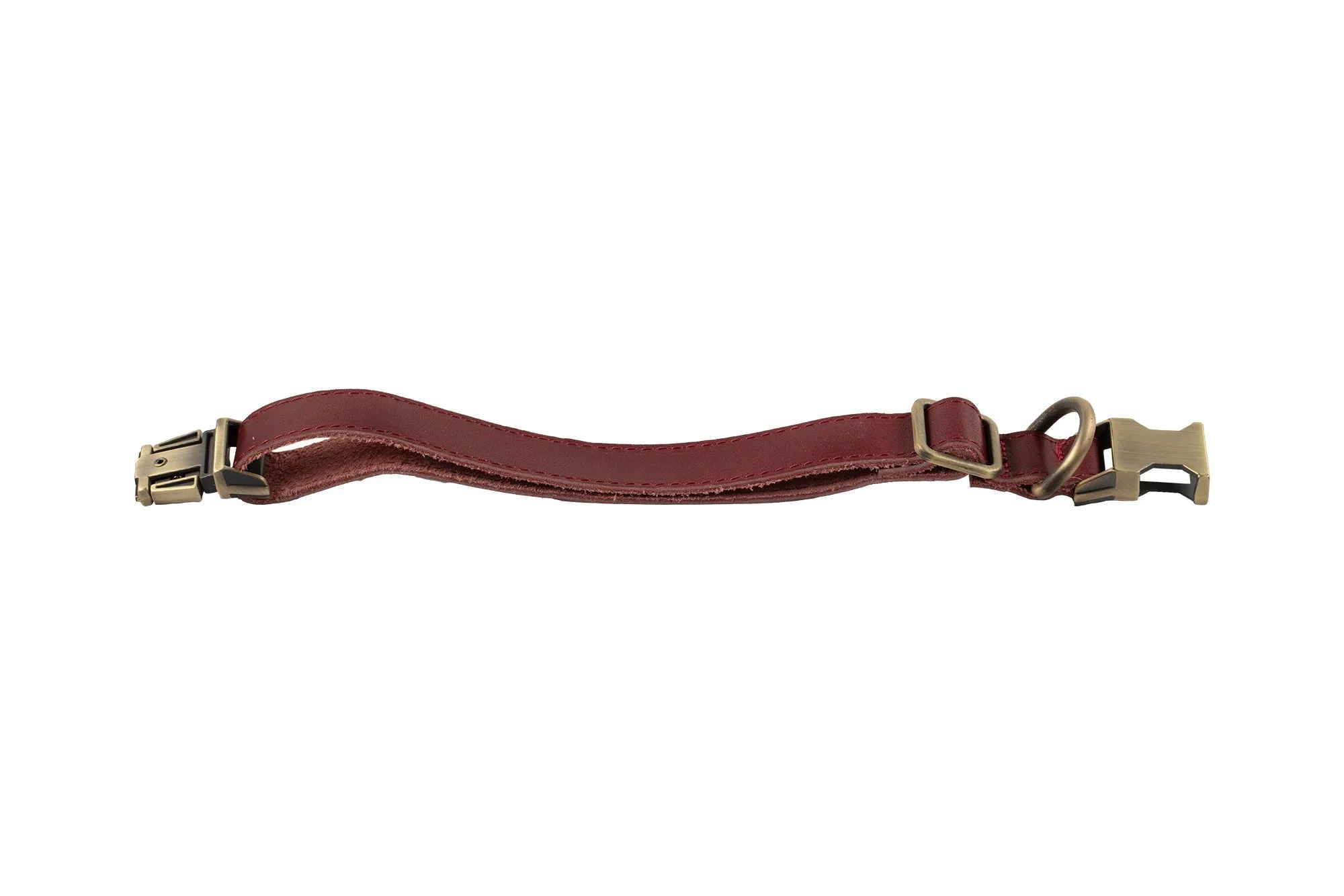 Genuine Leather Adjustable Strong Dog Collar