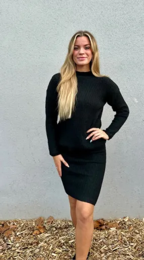 Gianna Two Piece Wrap Dress-Top