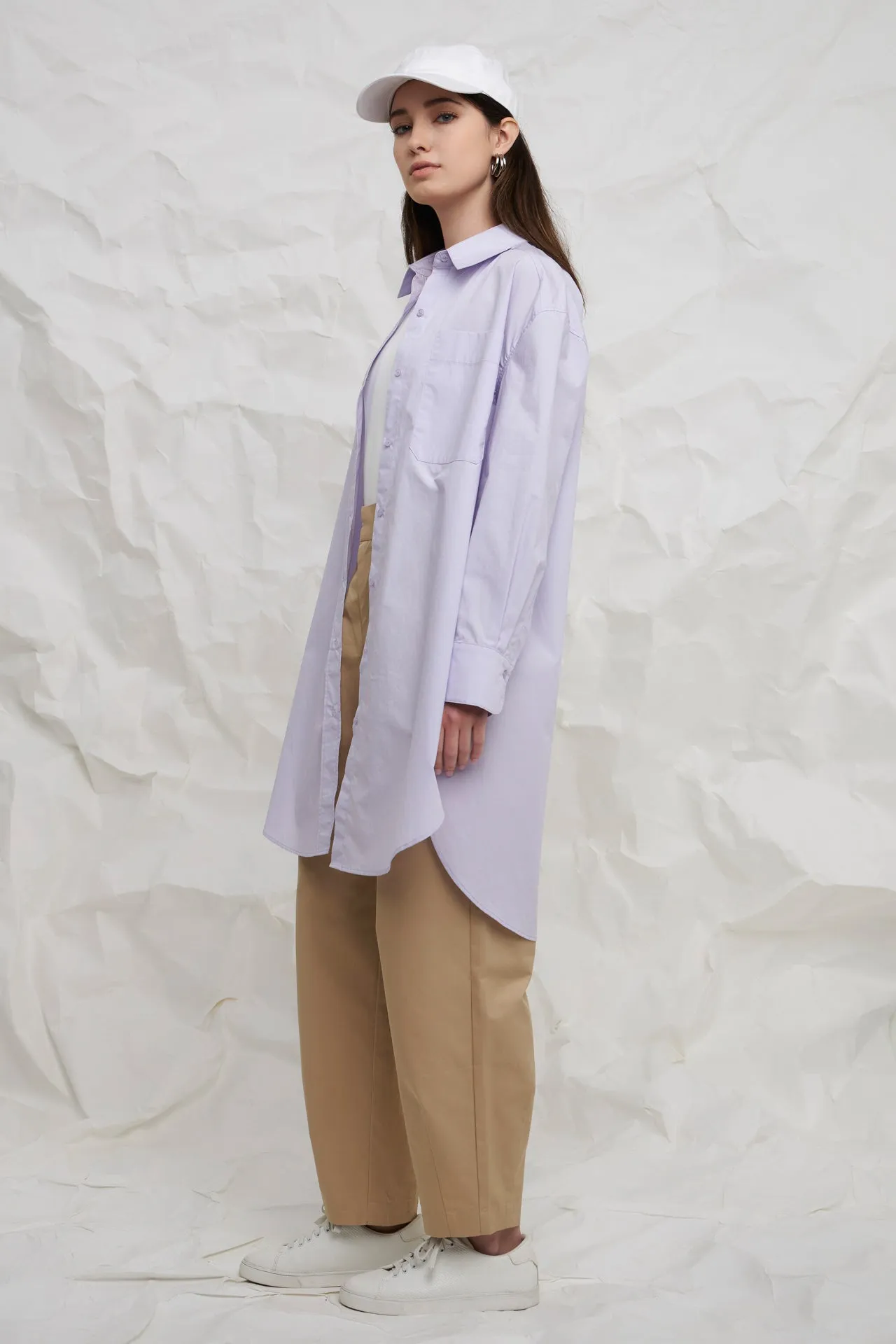 High Waist Pleated Trouser