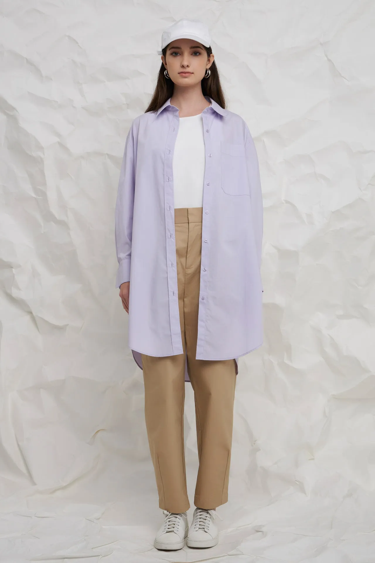 High Waist Pleated Trouser