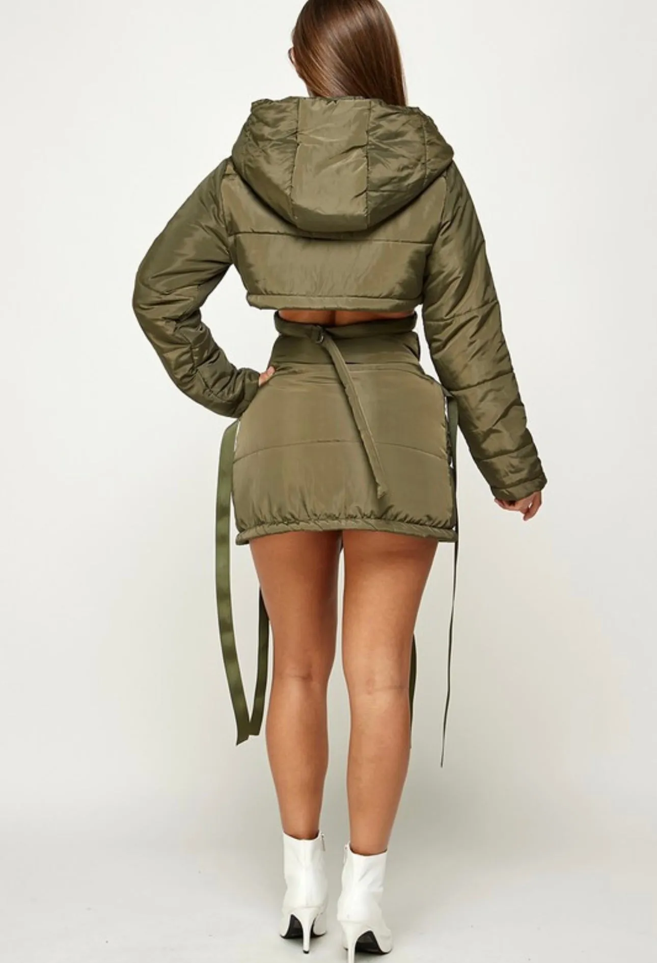 Jacket Skirt Outfit 2Pc Set