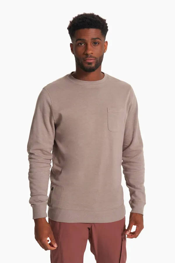 Jeffreys Pullover | Walnut Heather