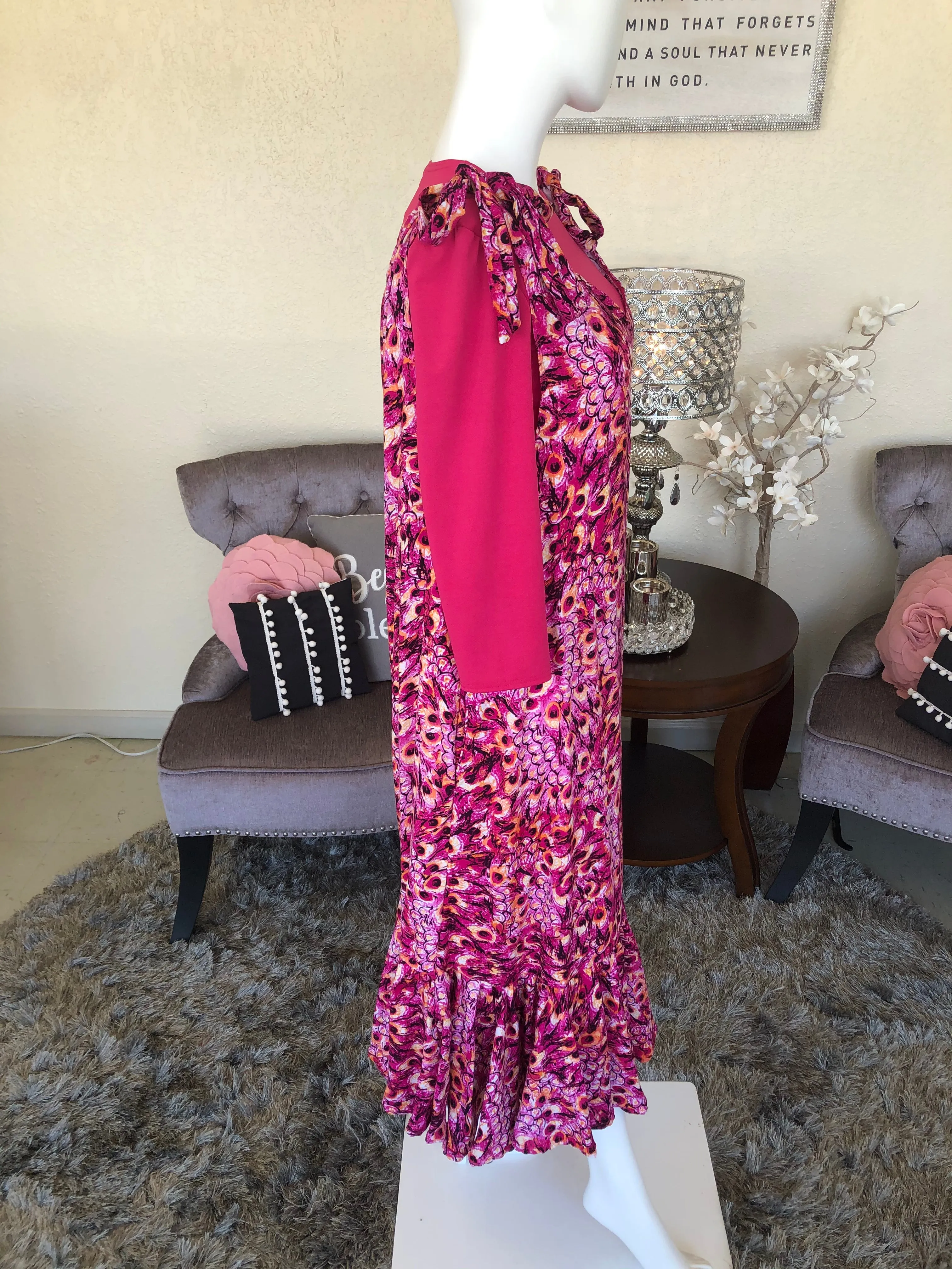 Ladies Shoulder Tie Jumper