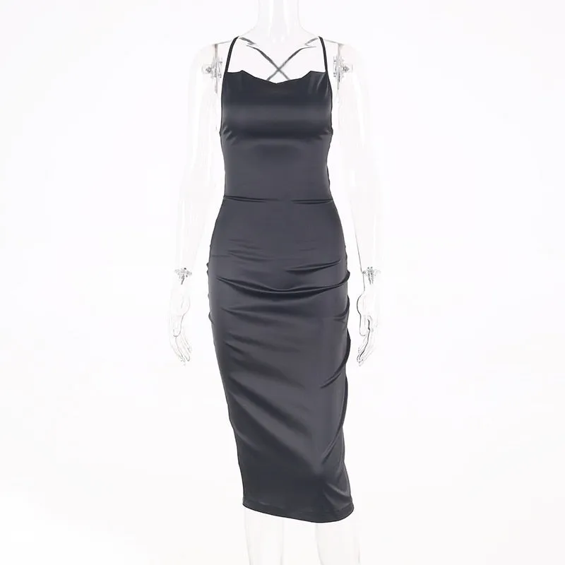 Like Neon Light Midi Dress