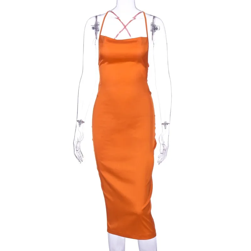 Like Neon Light Midi Dress
