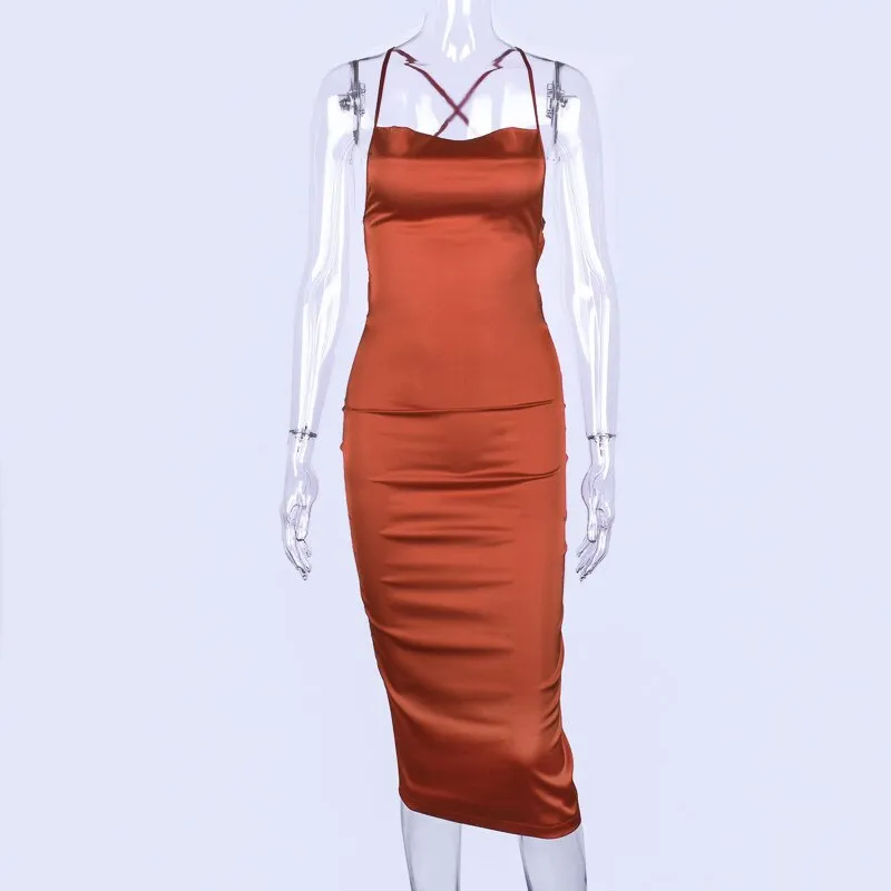 Like Neon Light Midi Dress