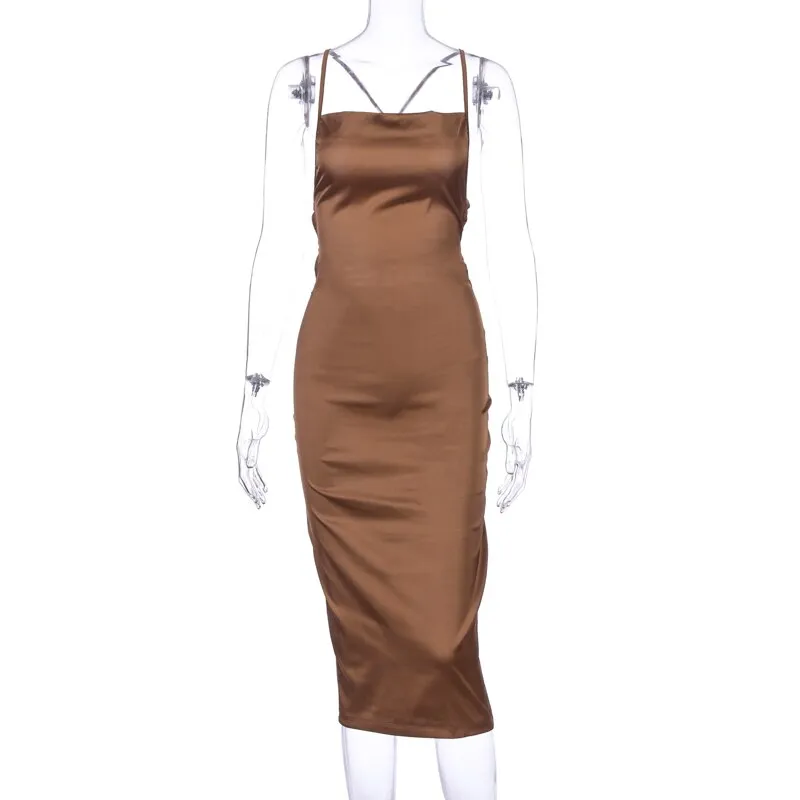 Like Neon Light Midi Dress
