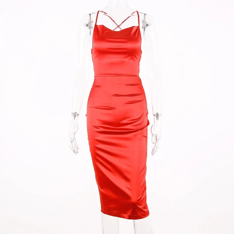 Like Neon Light Midi Dress