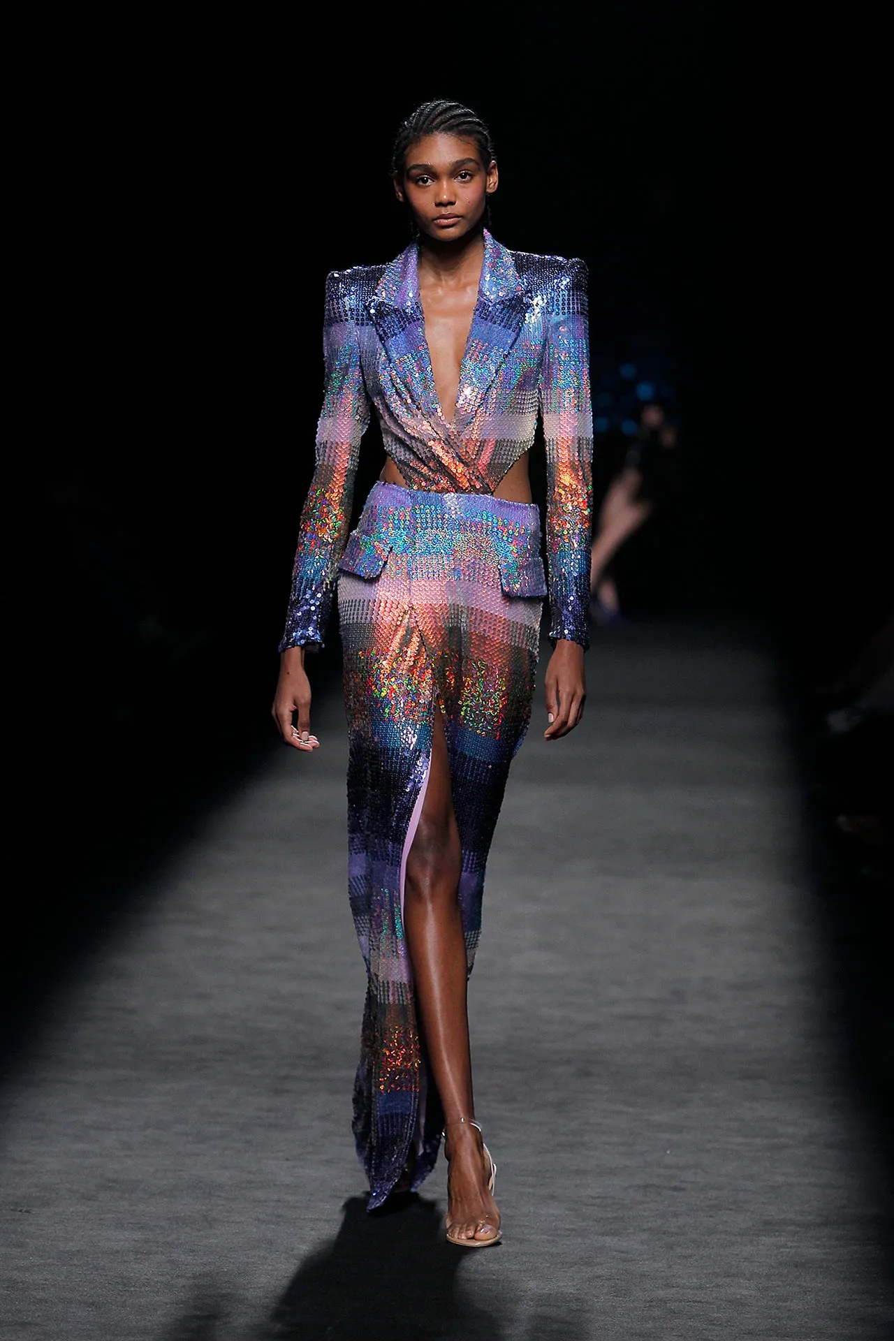Metallic Blazer Dress