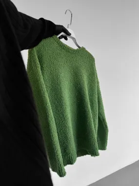 Oversize Plush Pullover - Sea Spray