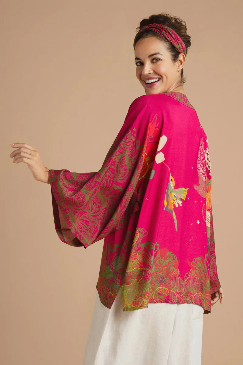 Powder Hummingbird kimono jacket