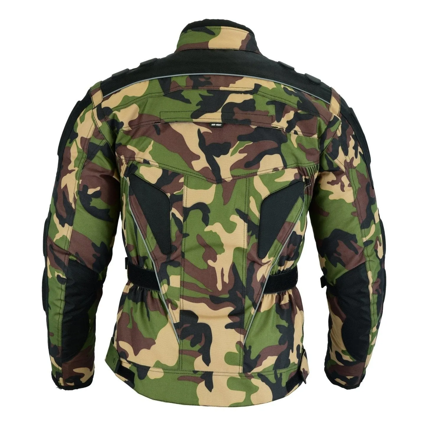 Raven Textile Motorcycle Armoured Jacket (Cordura Fabric Biker Advanced Black