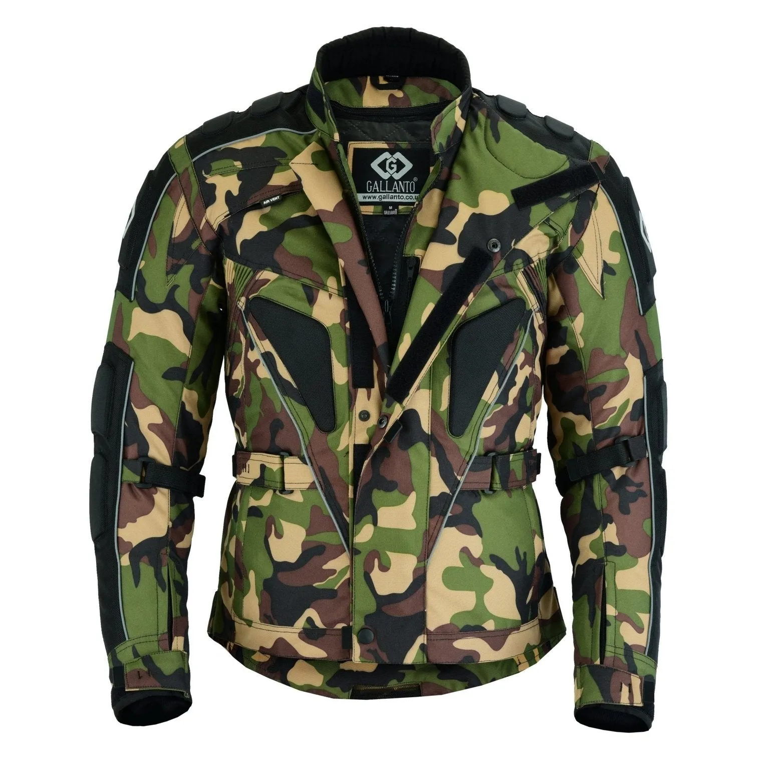 Raven Textile Motorcycle Armoured Jacket (Cordura Fabric Biker Advanced Black