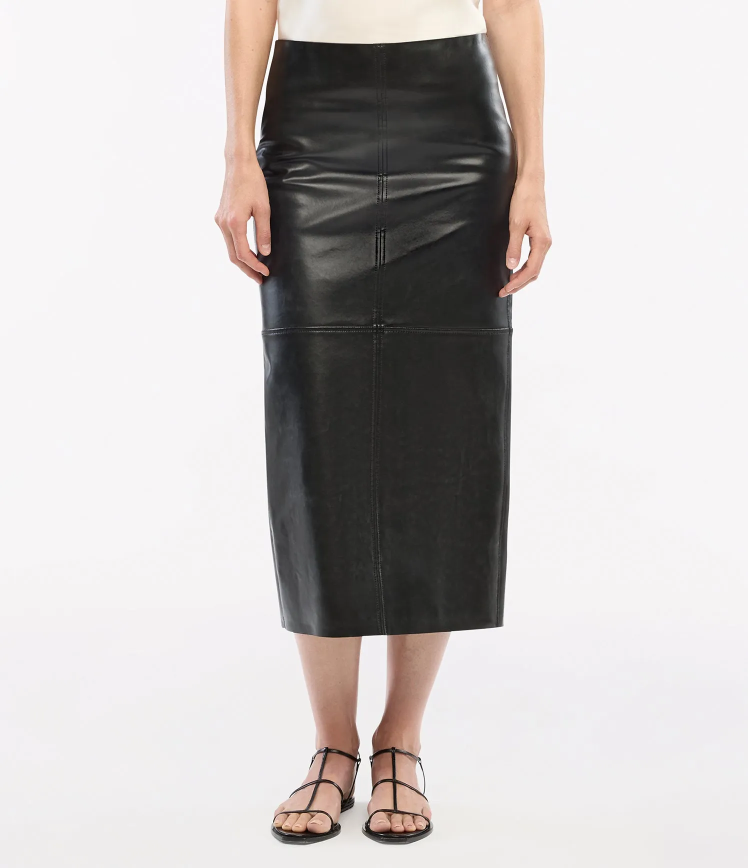 Seamed Pencil Skirt