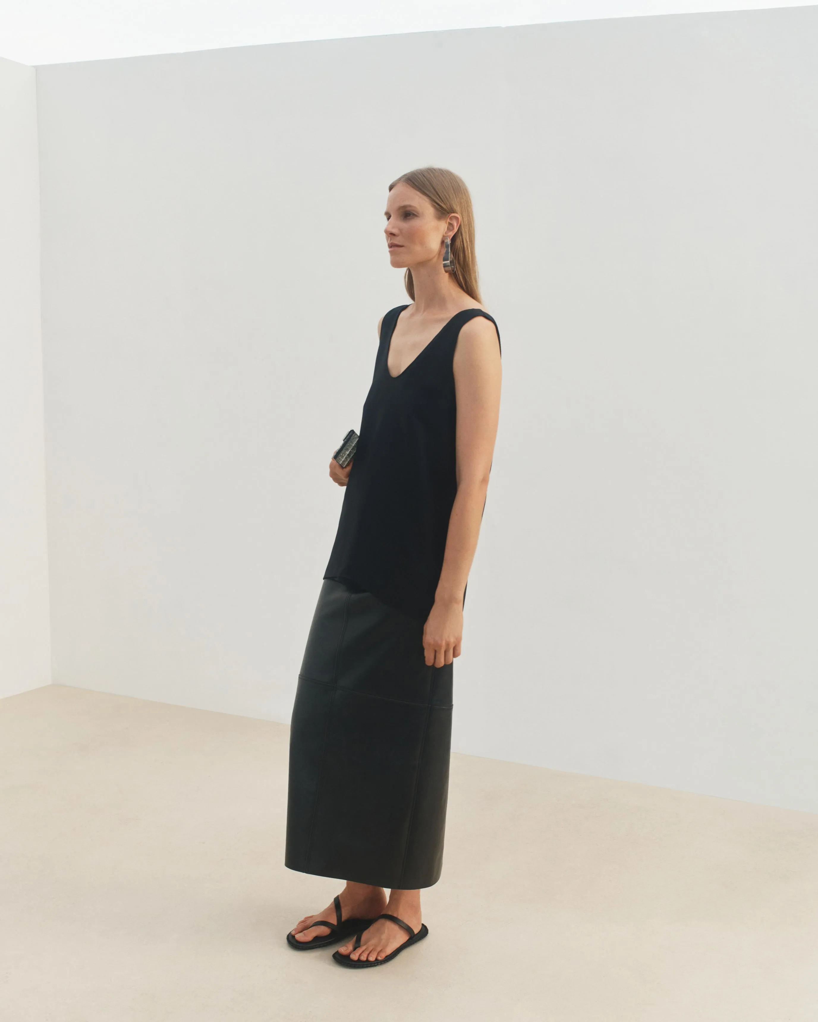 Seamed Pencil Skirt
