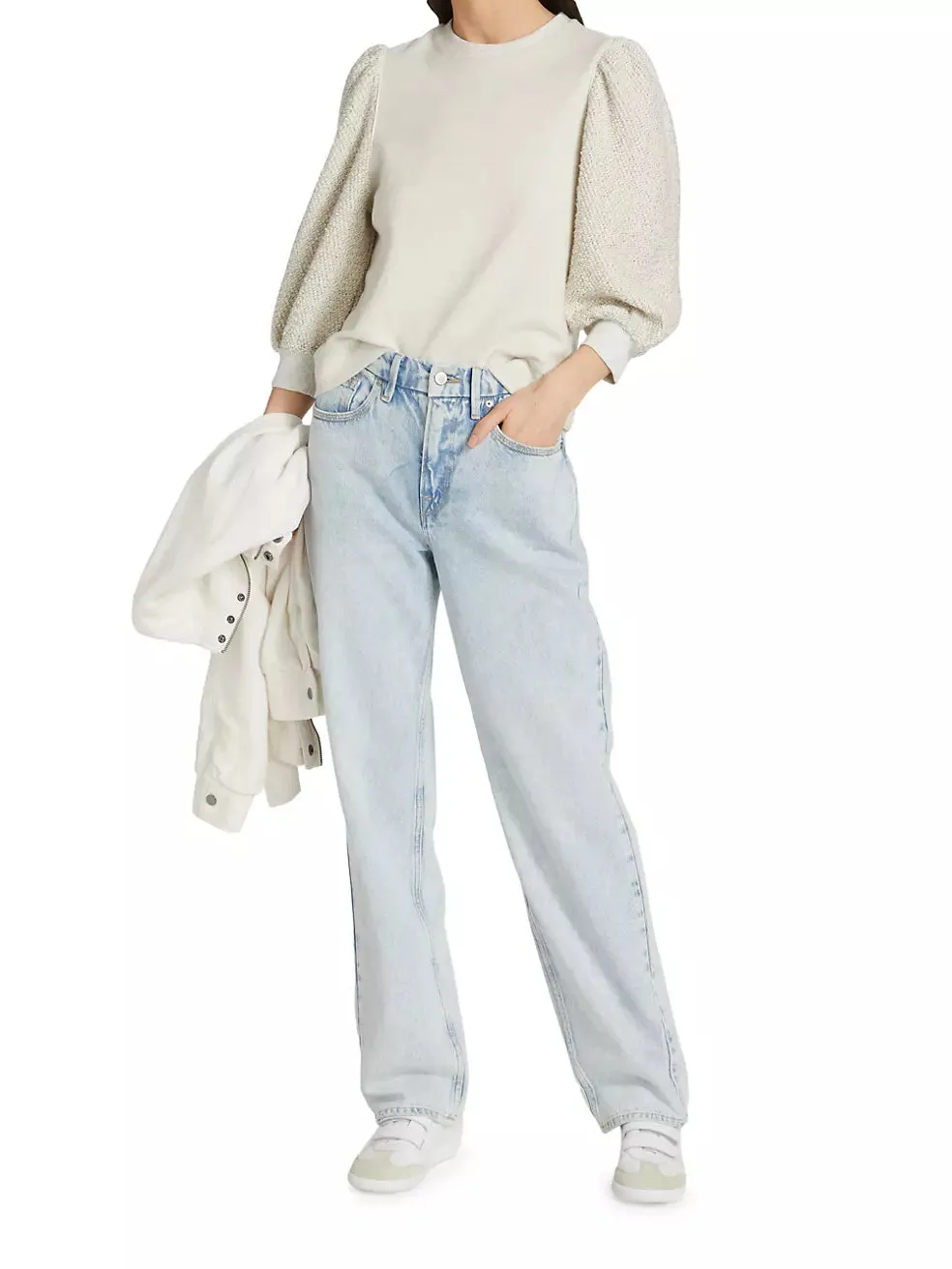 Splendid Evelyn Terry-Sleeve Top
