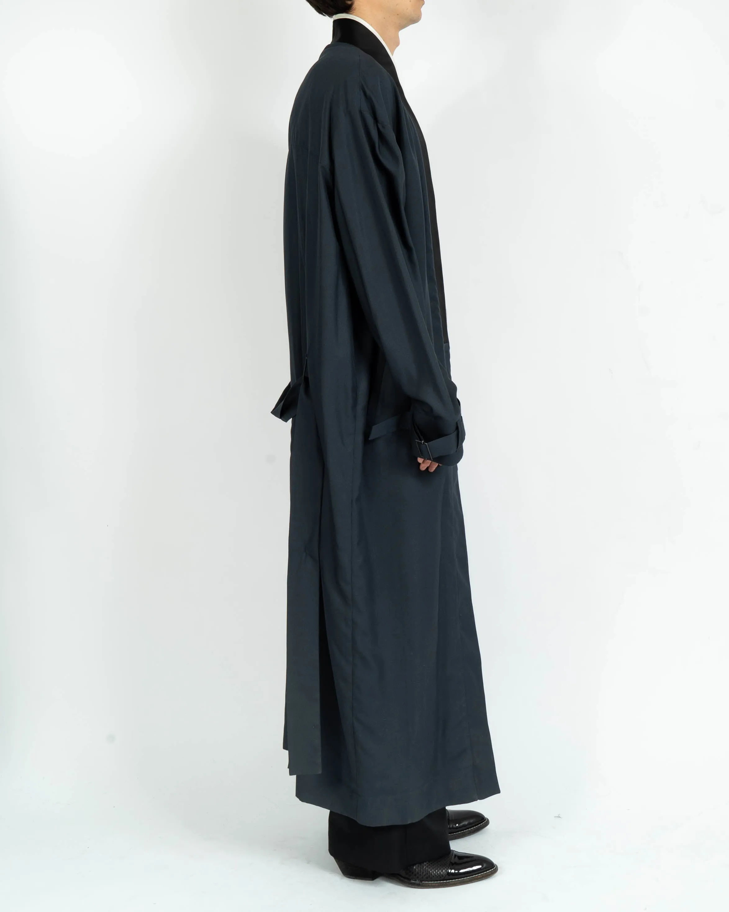SS17 Navy Kimono Robe Coat
