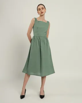 The Mihara Mint Cotton Dress