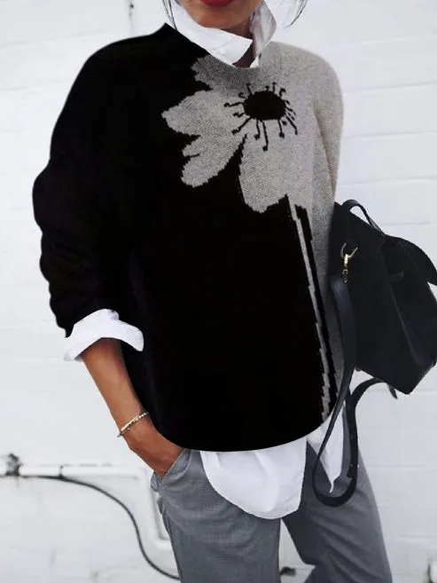Women's Simple and Versatile Cashmere Jumper with a Twist | Perfect for Autumn/Winter